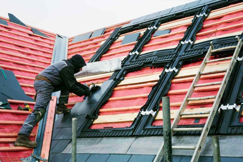 Roof installation Domus Būve